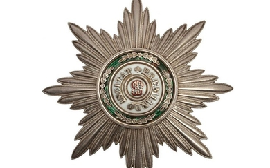 A RUSSIAN SILVER BREST ORDER OF ST. STANISLAUS