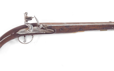 A Turkish Flintlock 16-Bore Holster Pistol, Late 18th/19th Century