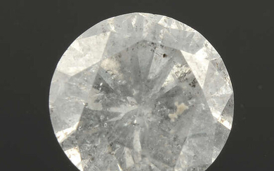 A brilliant cut diamond, estimated weight 1.24cts.