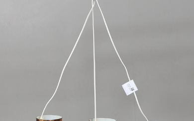 A ceiling lamp, second half of the 20th century, length approx. 61 cm.