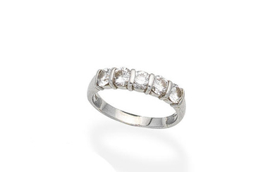 A diamond half eternity ring,, by Boodle & Dunthorne, 2001