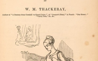A finely bound copy of Thackeray's satirical taxonomy of snobs
