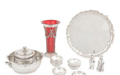 A large collection of silver items various maker's and dates...