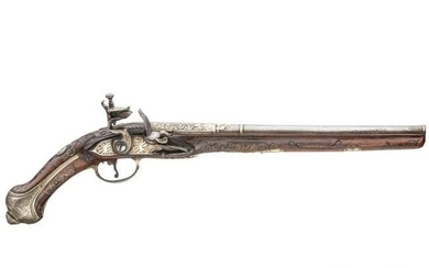 A long flintlock pistol, Ottoman Empire, circa 1850