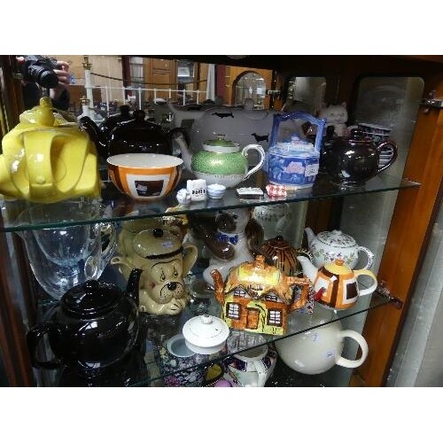 A quantity of novelty Teapots and various Ceramics, includin...