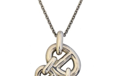 A silver Hermès 'Links' necklace