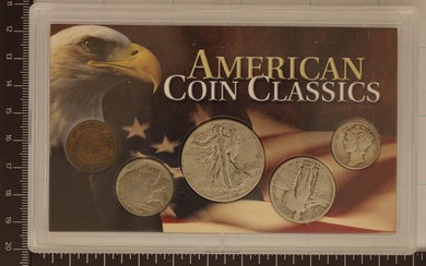 AMERICAN COIN CLASSIC FEATURING 5 US COINS: 1899