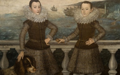 ANONYMOUS (Early 17th century) "Portrait of the infants of the Pig"