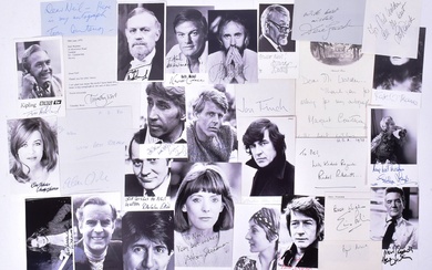 AUTOGRAPHS - ACTORS - LARGE COLLECTION OF SIGNED ITEMS