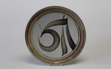 Alan Caiger- Smith 1930 -2020 British A pale ground pottery...