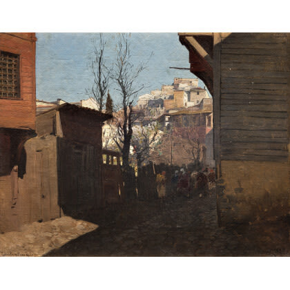 Alberto Pasini ( Busseto 1826 - Cavoretto 1899 )