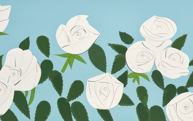 Alex Katz, White Roses