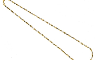 An 18ct gold chain necklace