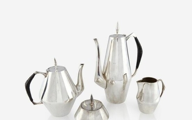 An American sterling silver tea and coffee service, Gio