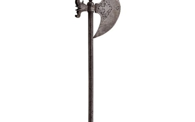 An Indo-Persian battle axe, circa 1900