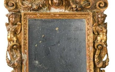An Italian Renaissance style wall mirror, 17th century