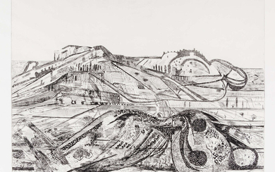 Anthony Gross (1905-1984) Rounded Hills (Herman 6202, Reynolds 214)