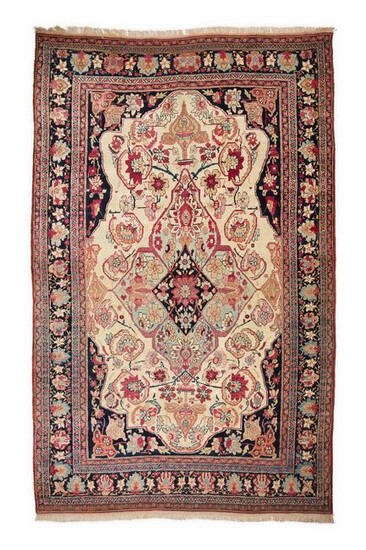 Antique Yazed 197 X 127 cm fine carpet