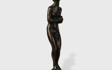 Art Noveau Bronze Figure, Circa 1919