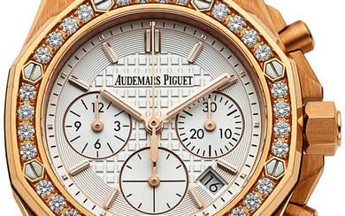 Audemars Piguet, 18k Pink Gold 37mm Royal Oak Offshore...