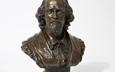 Austrian bust of Shakespeare, after Hans Fromml