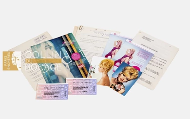 BRIGITTE BARDOT Ensemble de deux cartes postales de Brigitte Bardot d'après les photographies de Sam...