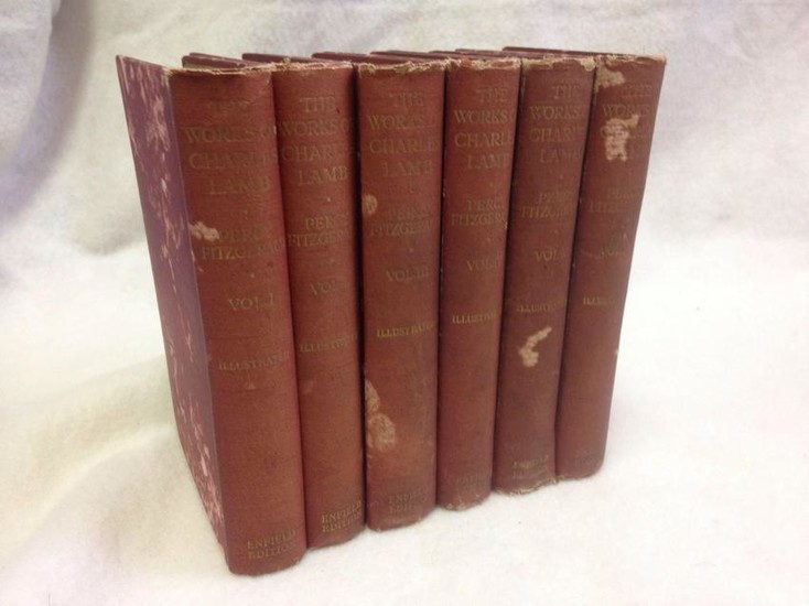 Book Set, The Works of Charles Lamb, Enfield Edition (6