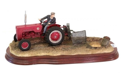 Border Fine Arts 'Lifting the Pinks' (International B250 Tractor), model...