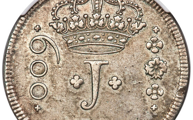 Brazil: , Jose I 600 Reis 1760-B AU Details (Cleaned) NGC,...