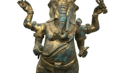 Bronze Indian Figure