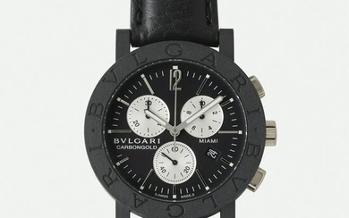 Bulgari, 'Carbongold Silver' carbon watch