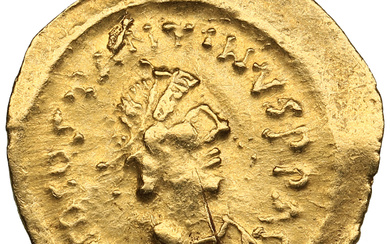 Byzantine Empire, Constantinople AV Tremissis - Tiberius II Constantine (AD 578-582)