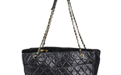 CHANEL - a vintage Shopper Tote. Crafted from diamond