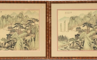 CHINESE HAND COLORED PRINTS ON PAPER C.1910-1930