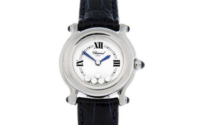 CHOPARD - a stainless steel Happy Sport wrist watch, 25mm.