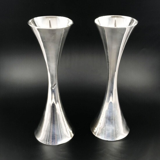 Candlestick - .800 silver - Uno a rre - Italy