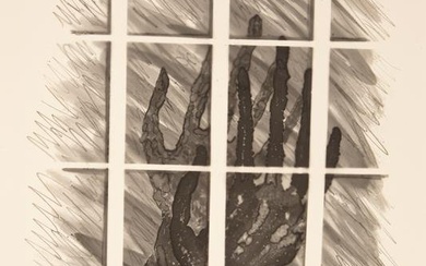 Caroline Wogan Durieux (American/Louisiana, 1896-1989) , "It Is Dark Inside", 1972, electron print