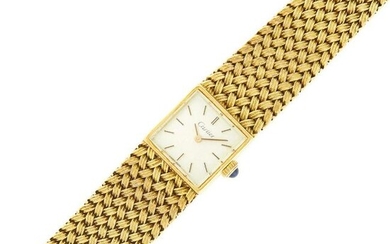 Cartier Gold Mesh Wristwatch