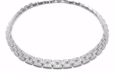 Cartier Maillon Panthere 18k White Gold 15ct Diamond