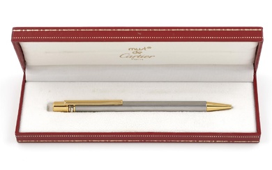 (-), Cartier 'Must de Cartier' pen, verguld staal,...