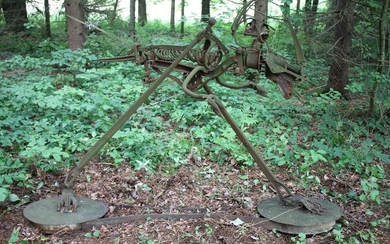 Cast Iron Landscape Sculpture
