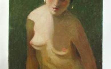 Castellanet, Nude, Oil on Canvas