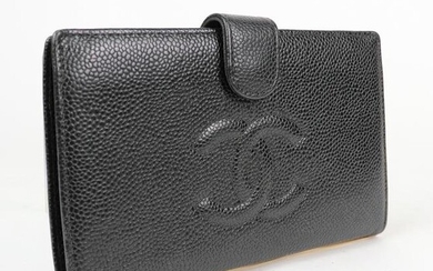 Chanel CC Timeless Bifold Wallet - Caviar Leather