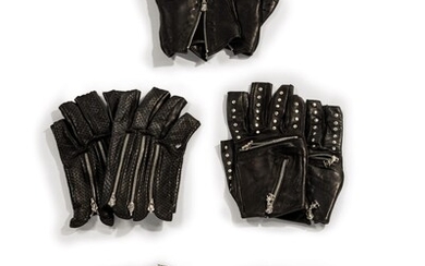 Five Pairs of Lambskin Gloves, circa 2000 | Cinq paires de mitaines en cuir, circa 2000, Chanel