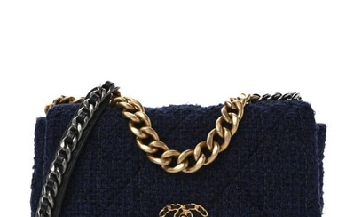 Chanel Tweed Quilted Large Chanel