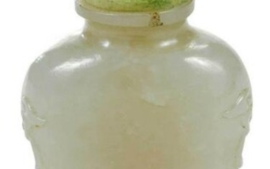 Chinese Carved Jade or Hardstone Snuff Bottle