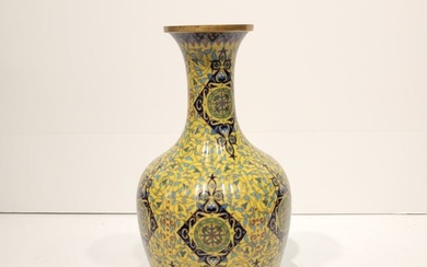 Chinese Cloisenne Vase for Persian Market
