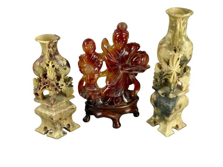 Chinese and Agate Carvings