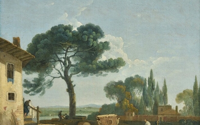 Circle of Richard Wilson (British 1713-1782), Villa Emiliana near Rome
