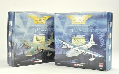 Corgi Diecast Aircraft Aviation Archive issue duo